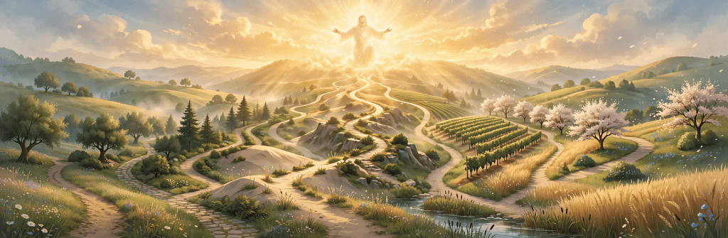 Many paths leading to Jesus, the Light